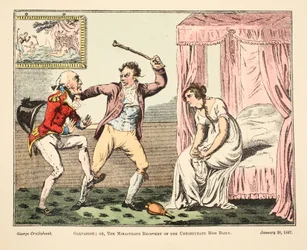 Galvanismus; oder die wunderbare Genesung der unglücklichen Miss Baily, veröffentlicht 1807
